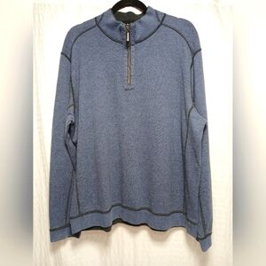 Tommy Bahama Reversible 1/4 Zip Pull Over Sweatshirt. Size Men's XL